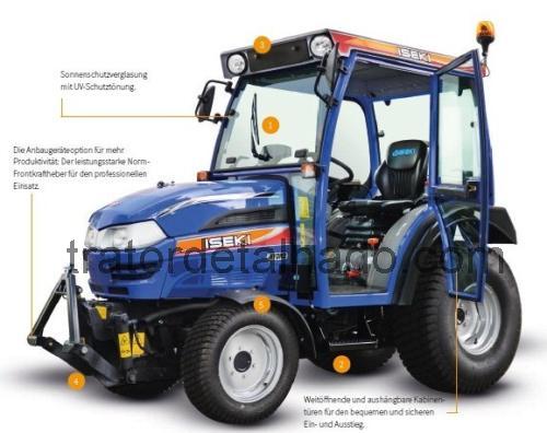 Iseki TH4365 ficha tecnica
