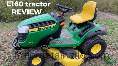 John Deere E160 avaliação e ficha técnica