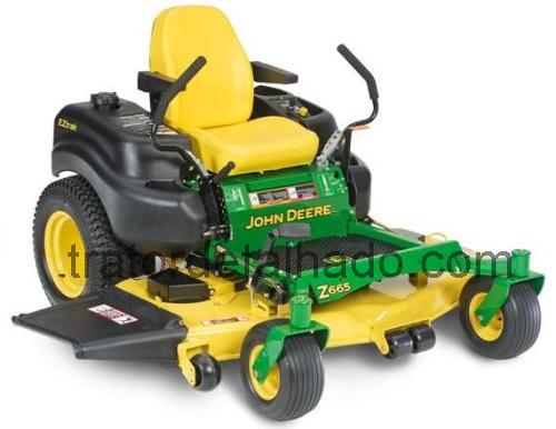 John Deere Z665 avaliação e ficha técnica